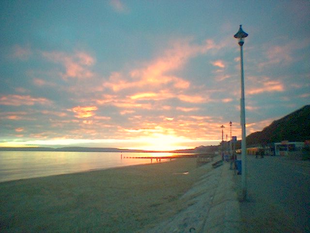 sunset in Bournemouth - this image has no link associated with it