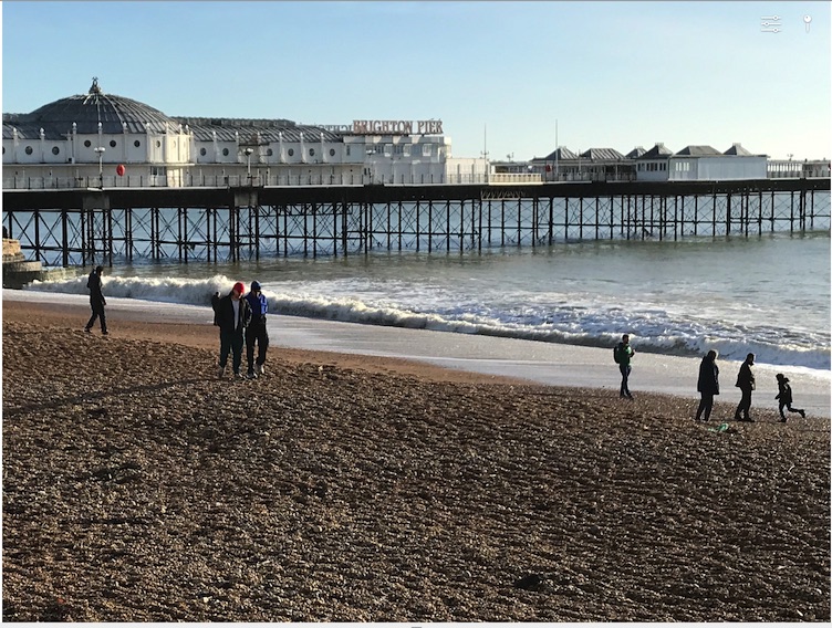Brighton beach, tap for Visit Brighton