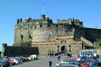 Edinburgh castle from the east