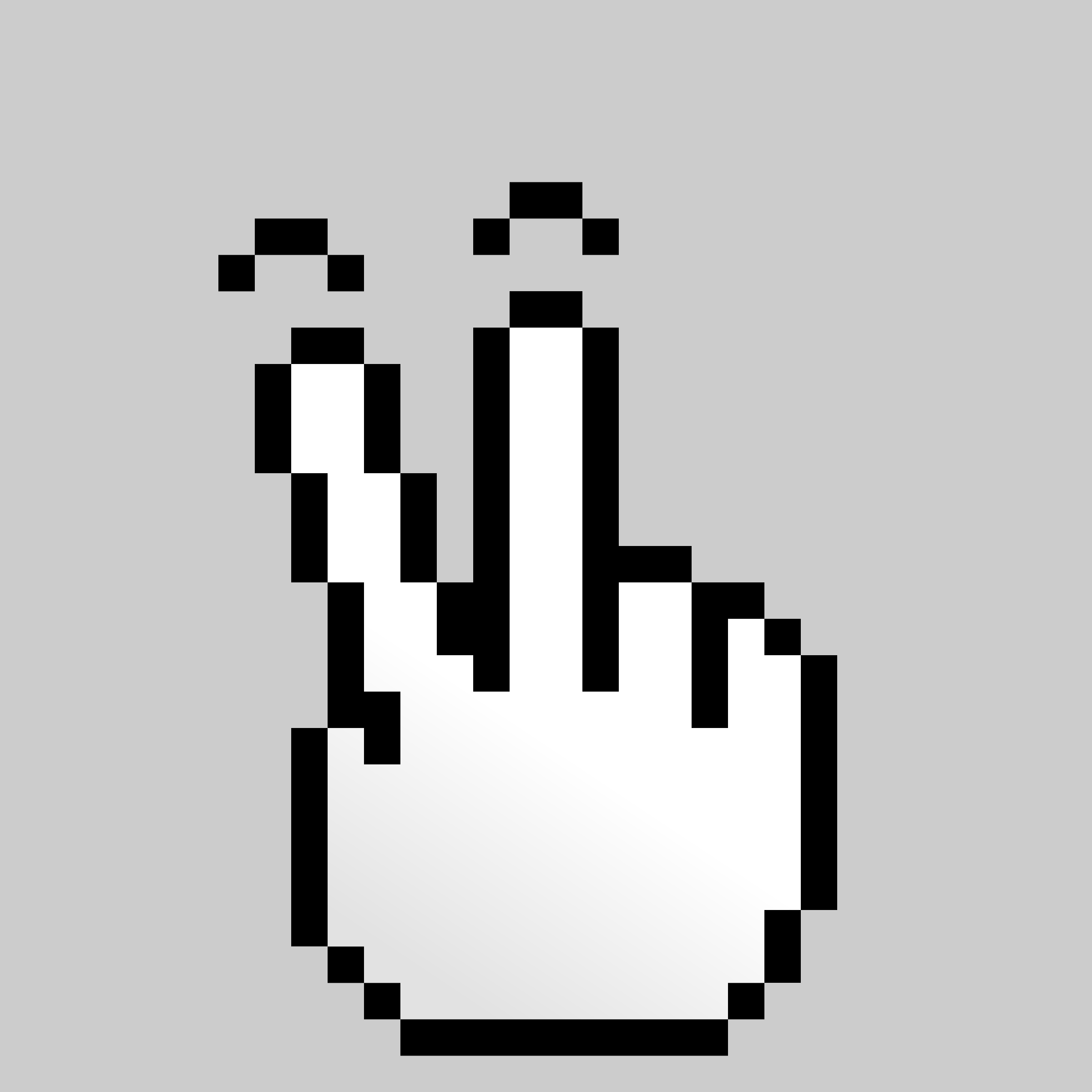 tapping with two fingers (not a rbbit)