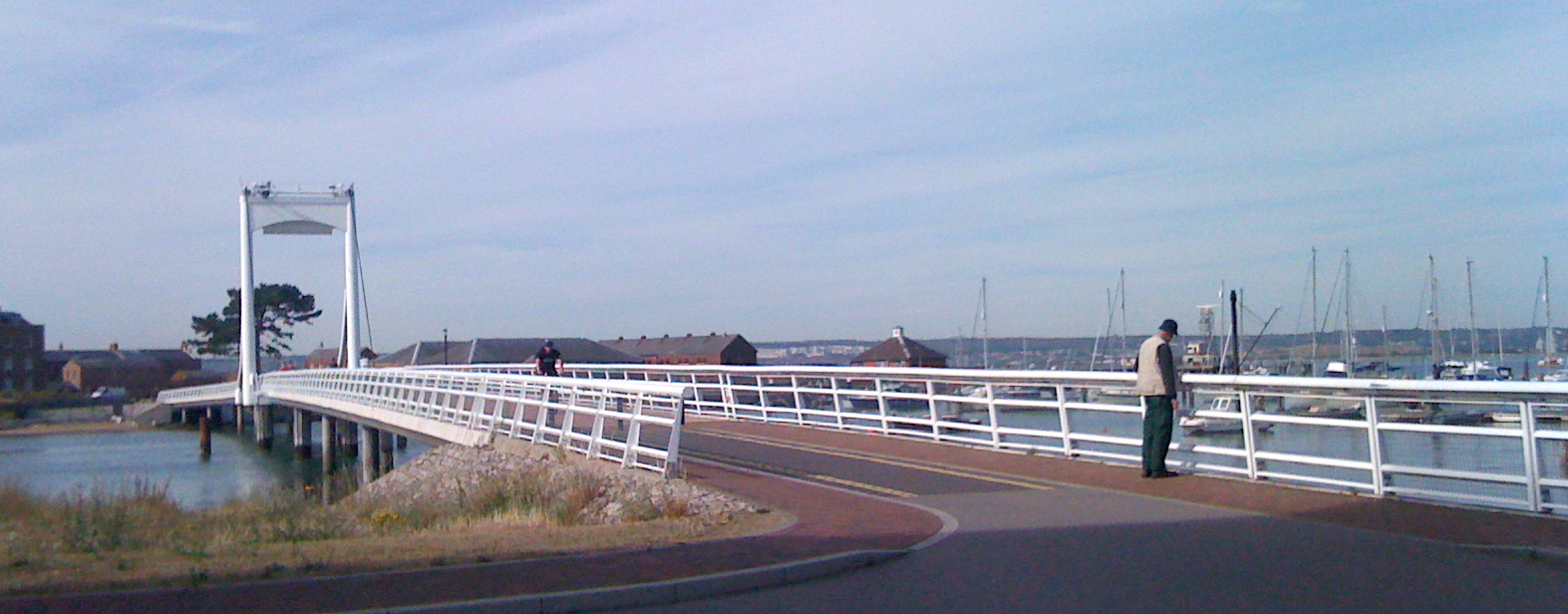 the lovely Gosport Millennium Bridge, Hampshire the lovely Gosport Millennium Bridge